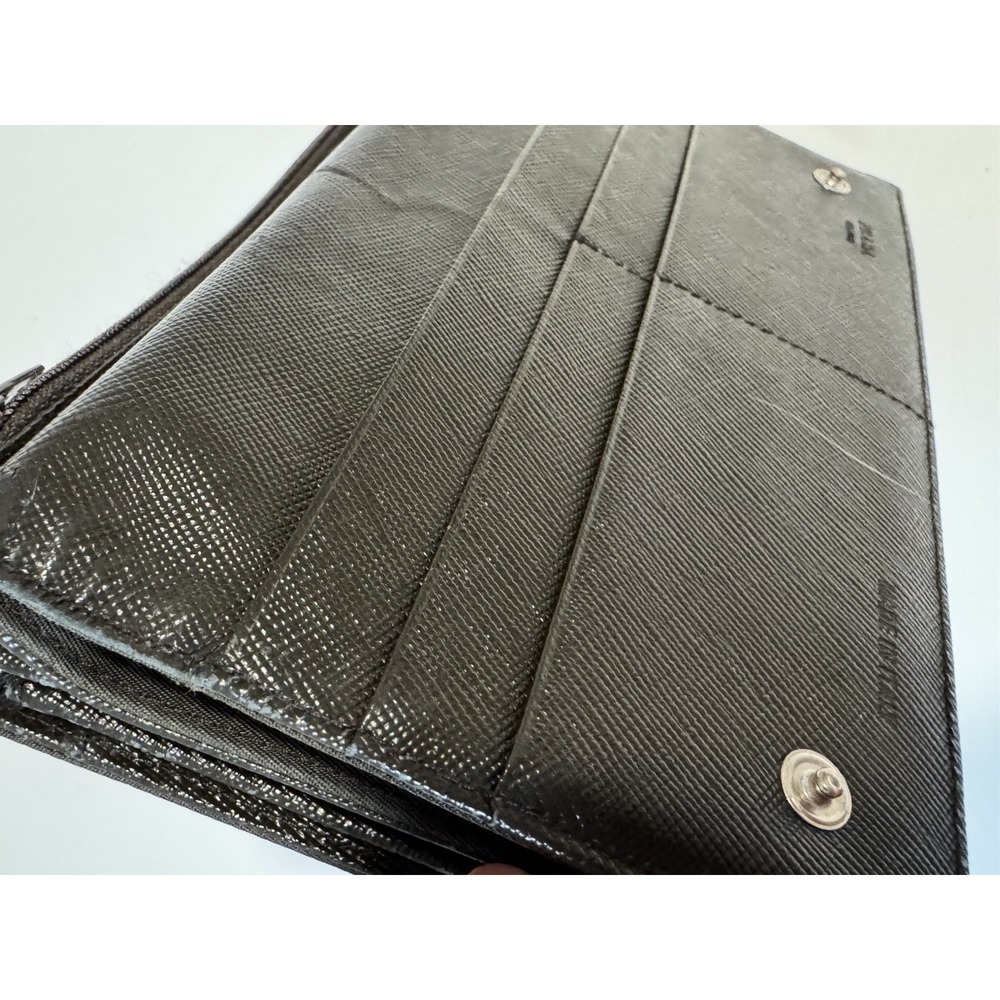 Prada Nylon Black Wallet Made In Italy Authentic 7.25"x 4.5" - Picture 13 of 16